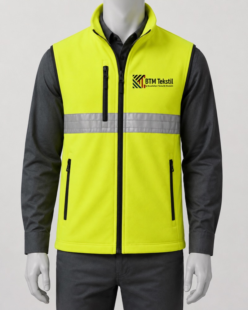 Yelek Softshell (Reflektörlü)